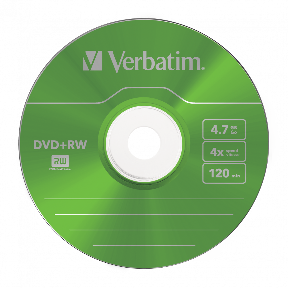 43297 DVD+RW Colour Global Disc Surface Green