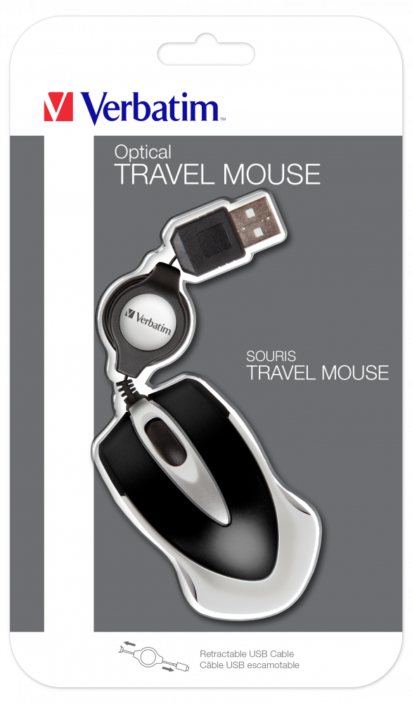 Go Mini Optical Travel Mouse - Black