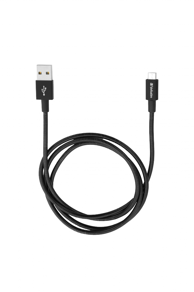 Micro USB synkroniserings- og opladningskabel 100 cm, sort