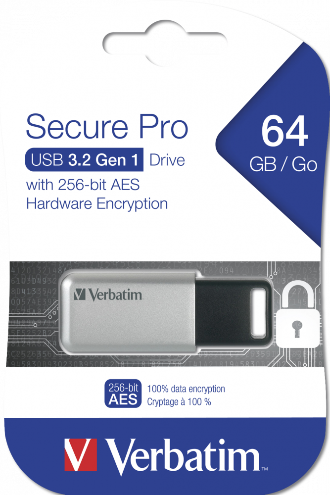 Secure Pro USB-drev USB 3.2 Gen 1 - 64 GB