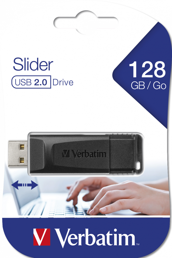 Slider USB-drev 128GB