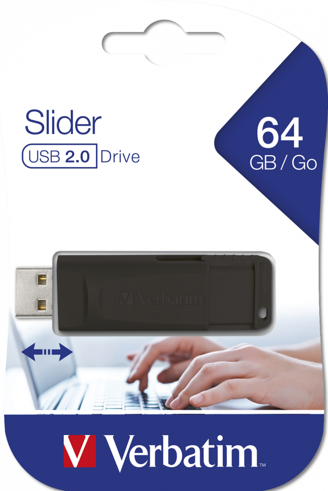 Slider USB-drev 64GB