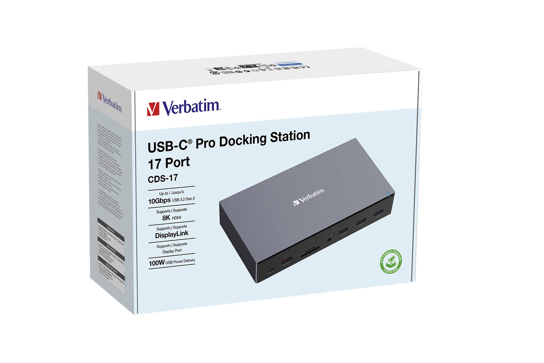 Professionel USB-C-dockingstation med 17 porte: CDS-17