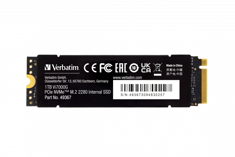 Vi7000G PCIe NVMe™ M.2 SSD 1TB Den ultimative spilløsning