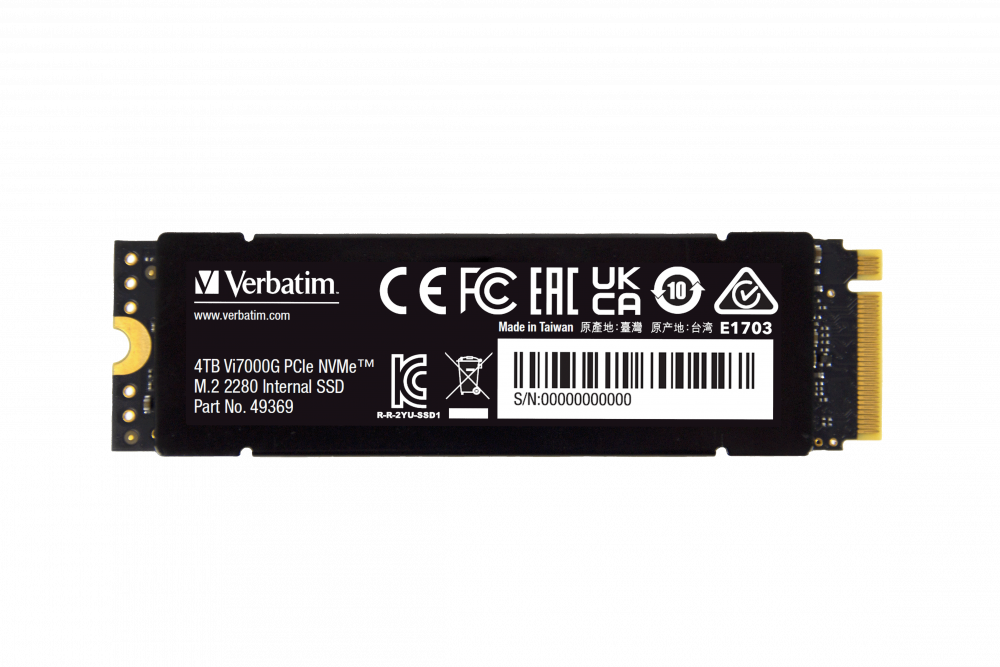 Vi7000G PCIe NVMe™ M.2 SSD 4TB Den ultimative spilløsning