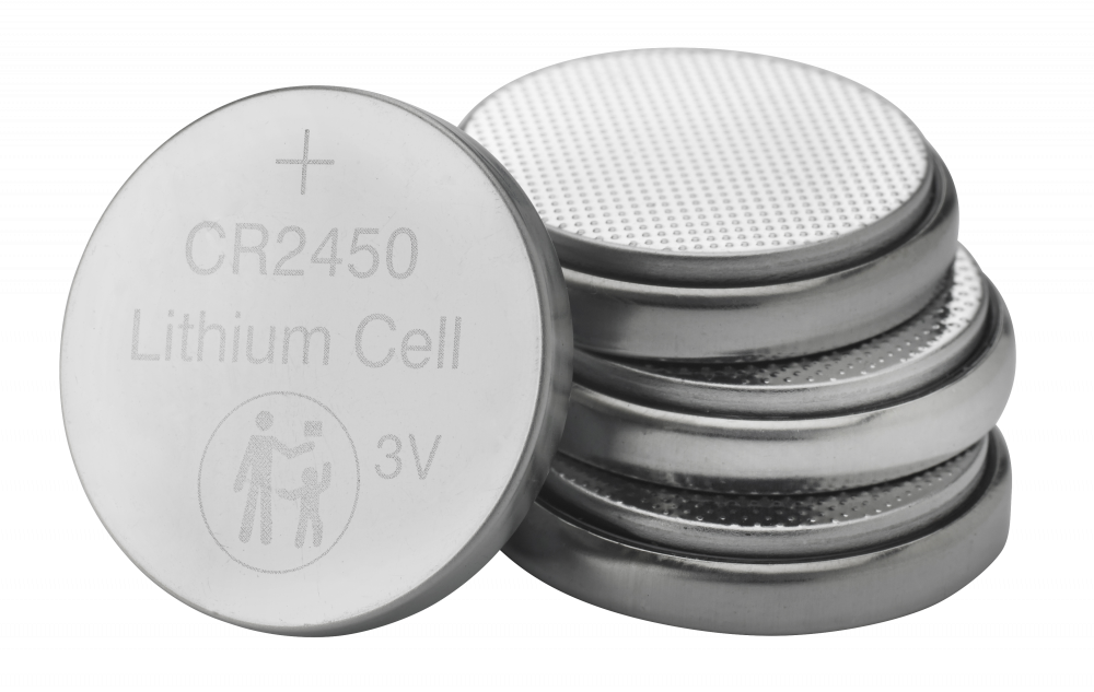 CR2450 3 V litiumbatteri (4 stk.)