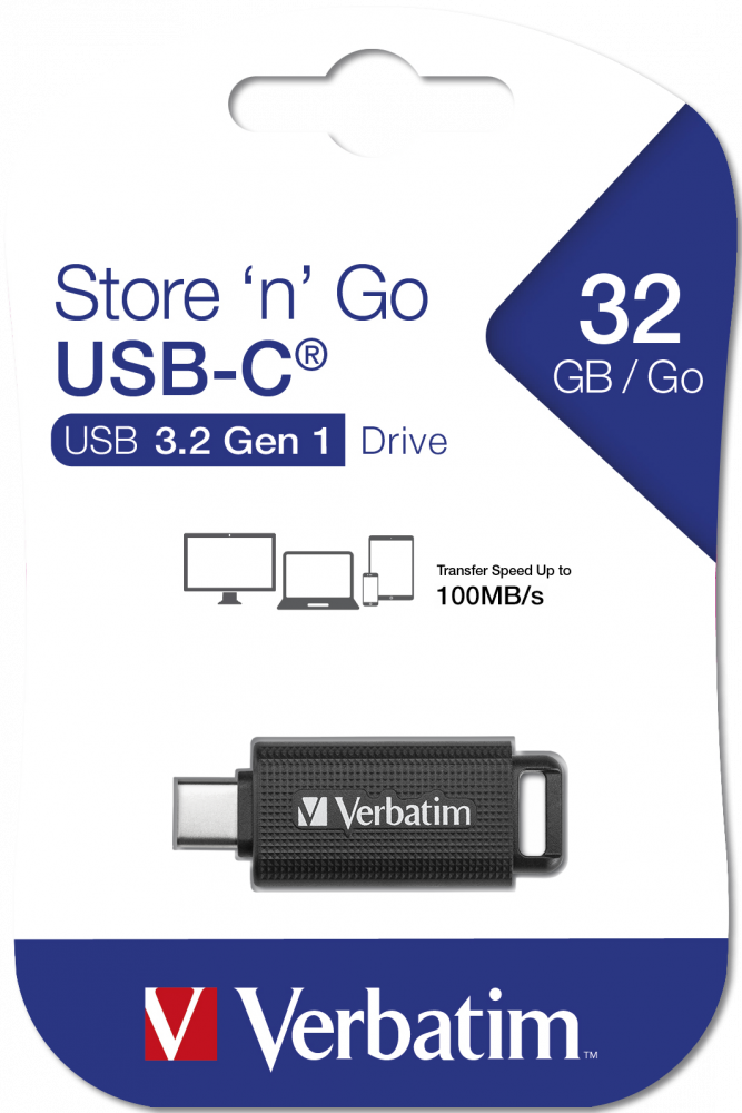 Store 'n' Go USB-C® Flashdrev, 32 GB