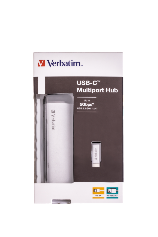 USB-C™ Multiport Hub USB 3.2 Gen 1 med fire porte